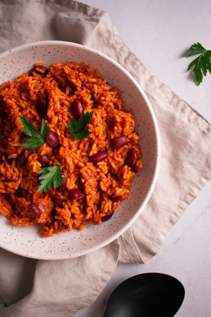 Mexican rice and beans
