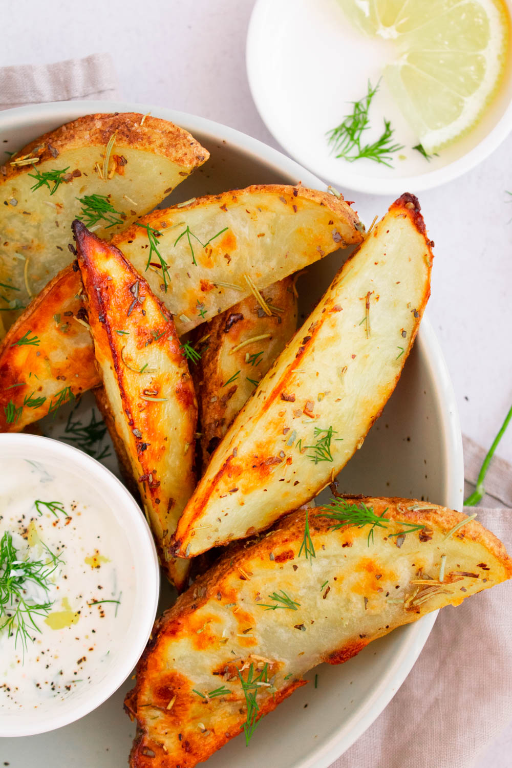 Greek Potato Wedges