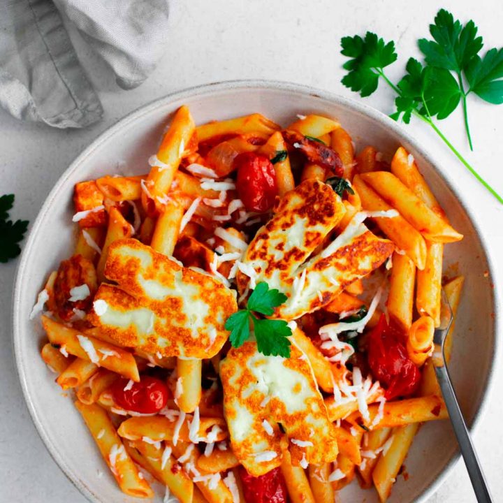 Halloumi Pasta | Kitchen On The Avenue