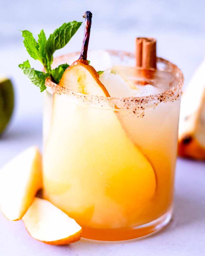 Pear Ginger Beer Mocktail