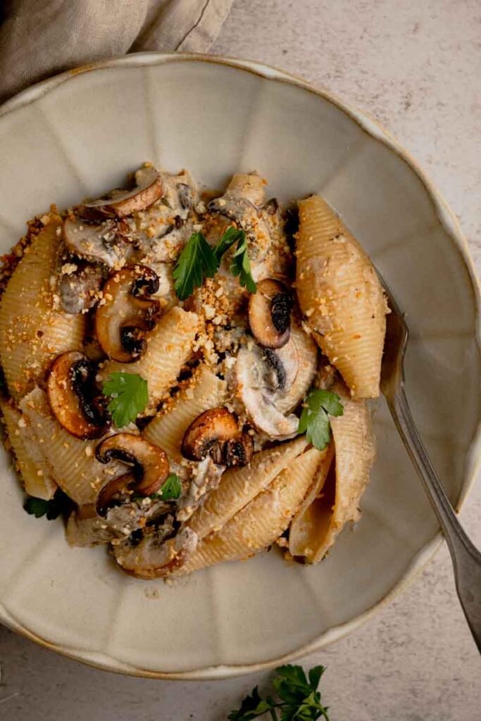 mushroom and gouda pasta recipe