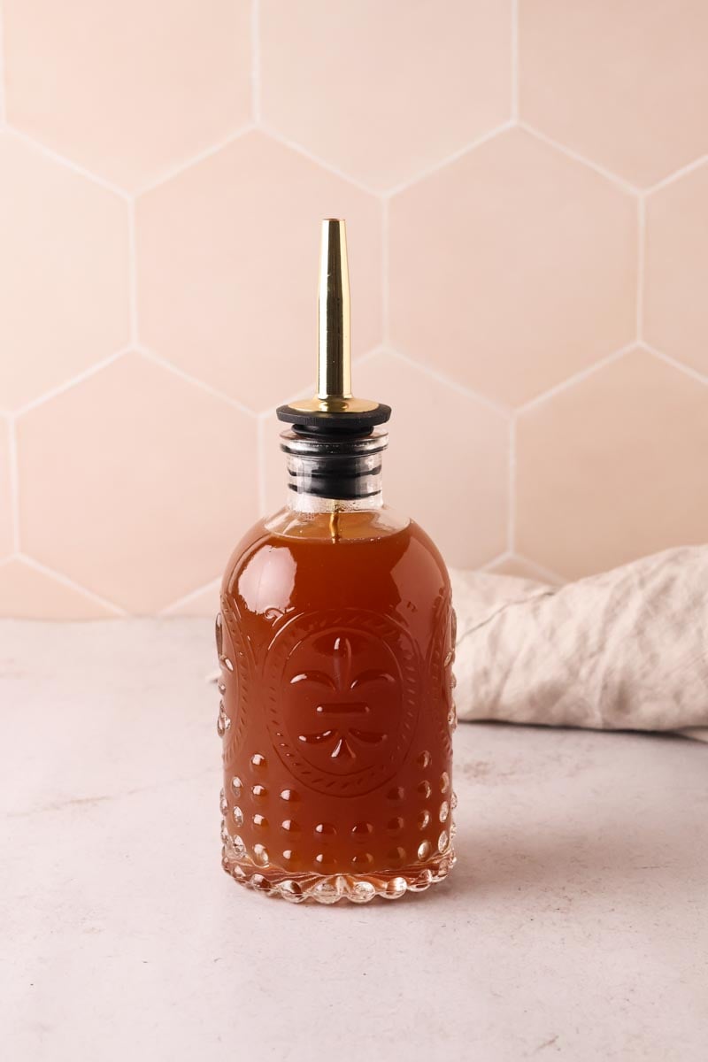 apple brown simple syrup