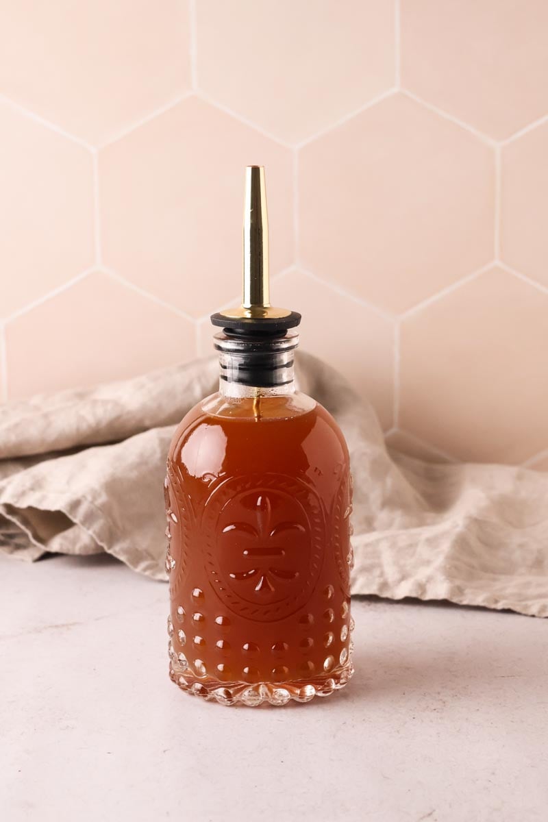 apple brown simple syrup